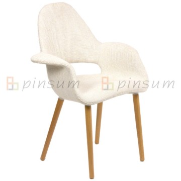 Eames Stoff überzogener organischer Stuhl