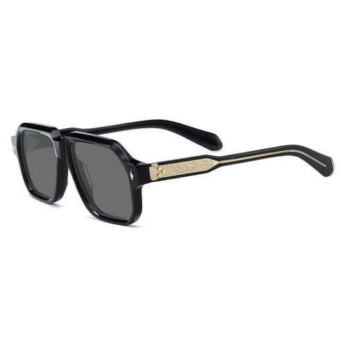 Vintage Square Acetate Aviator Sunglasses TAC Lens