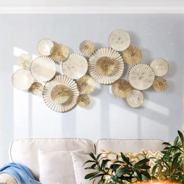 Moderne goldene Luxus -LED -Wandlampe mit Pilzform für Hotelzimmer