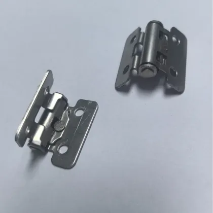 Secure metal hinges for cabinet doors