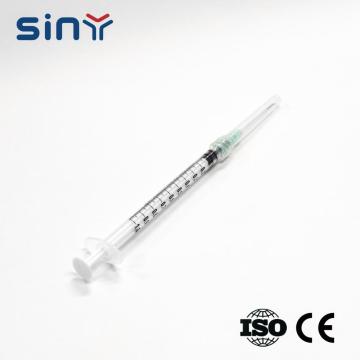 1ml Disposable Syringe Luer Lock with Safety Needle