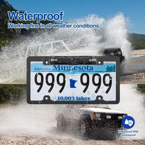 Wifi APP Wireless Car License Plate Camera