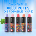 Waspe 8k Puffs descartável vape atacado Europa