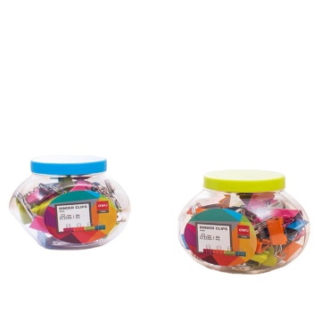 Deli de alta calidad E8560 Binder simple de ahorro de mano de obra-Papelería de oficina y escuela (naranja/azul/rosa/amarillo)