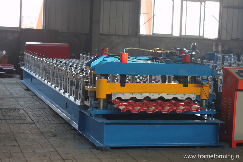 Glazed Tile Roll Forming Machine,Steel Tile Roll Foming Machine,Metal Tile Forming Machine