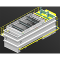 High efficiency sedimentation flotation flotation