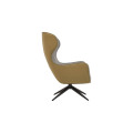 Hochwertiger Holzrahmen Schlafzimmer moderne Leder Akzent Einer Sofa Stuhl Sessel