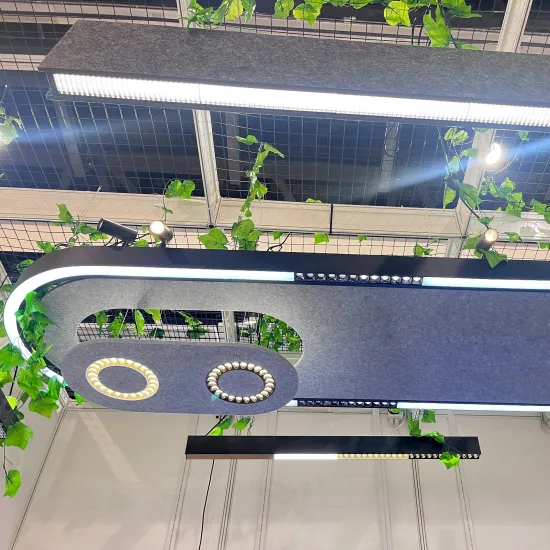 Hlinear L6080-F-A-2000/600 new design linear lighting sound absorption panel lights acoustic lighting solution