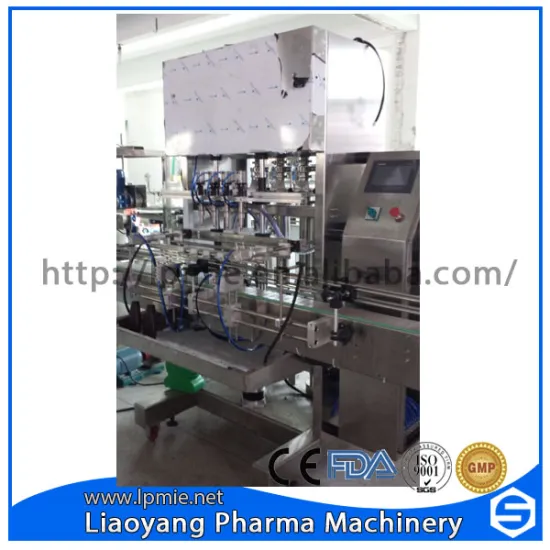 Cosmetic industry use lotion cream shampoo bottle filling machine with servo motor