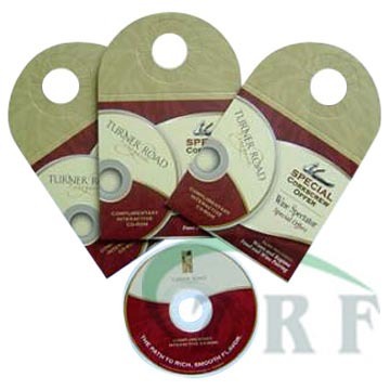 Hang Tag Mini CD DVD Replication (CDP-006)