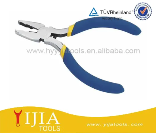 4.5" Mini Combination Pliers with plastic dipped handles