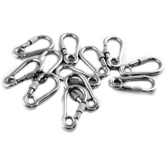 Fashion High Quality Metal Zinc Carbon Steel Snap Hook With Eyelet