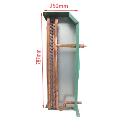 Copper tube aluminum fin evaporator condenser for cold storage