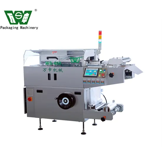 Automatic Perfume Box and Chocolate Flow Cellophane Plastic Overwrapping Stretch Film Machine