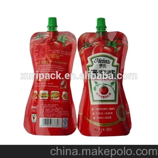 custom design stand up plastic pouch for food packaging