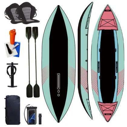 Inflatable Fishing Kayak Set - PF Kayak for Fishing Canoe