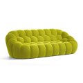 Contemporary living room sofa BUBBLE three-seater sofa