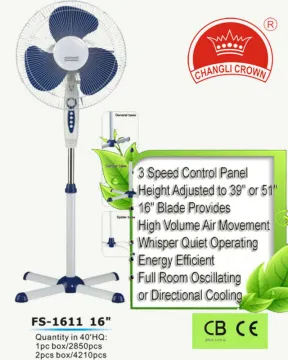 16 inch Stand Fan with timer