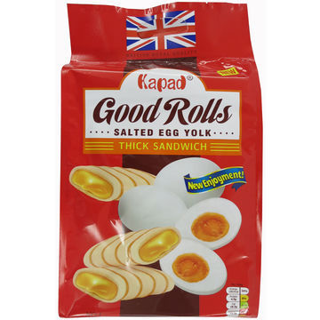 Low-fat Egg roll,cookie,cracker, candy