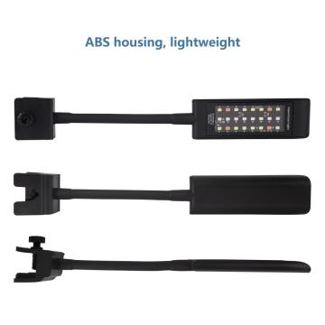 Kleine Clip-On-LED-Aquarium-Klemmlicht RGBW