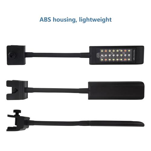 Kleine clip-on led aquarium klemlicht RGBW