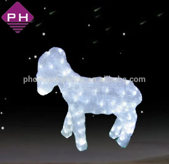 Christmas lights 3D acrylic deer motif light