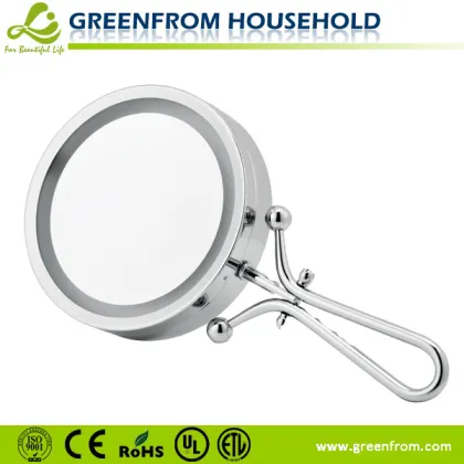 foldable decor mirror with crystal