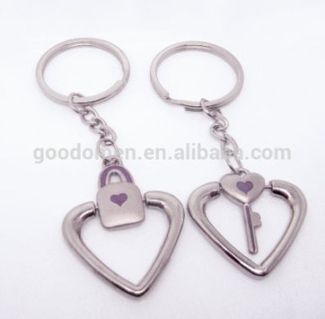 Wholesale custom broken heart keychain