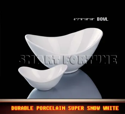 Unique Design Shape Bowl Square Shape Bowl Chinese Restaurant tableware