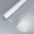 Large stripe transparent clear liner for shelf liner