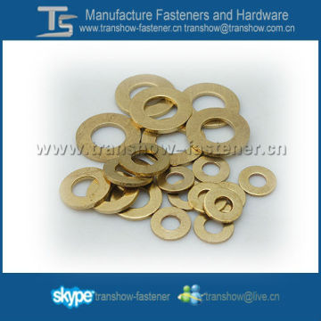 Brass flat washer