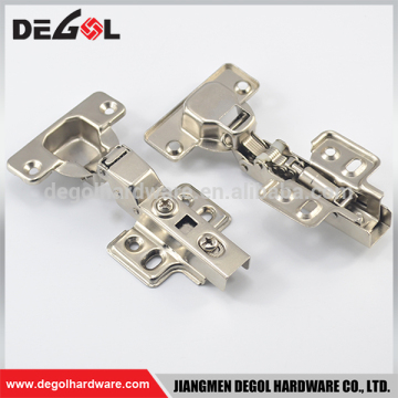 Hot sale half overlay iron fix on kitchen furniture hydraulic carpentry cabinet hinges