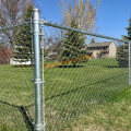 Galvanized Chainlink Fence with Knuckle End Edge