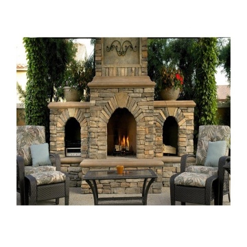 Slate Castle Stone Garden Wood Fireplace Manufaction