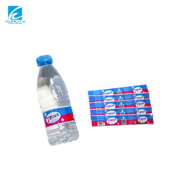 Etykiety z rękawami skurczowymi PVC do butelek do wody mineralnej z drukowaniem logo