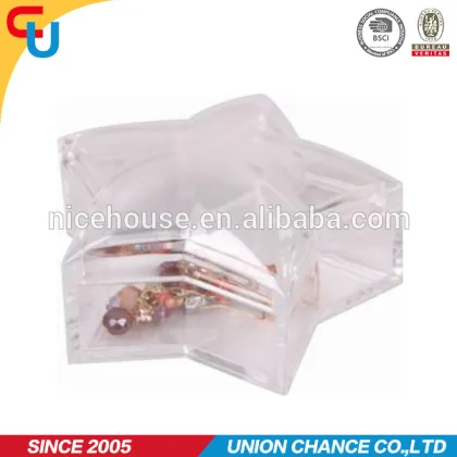 star shaped transparent cosmetics makeup organizer for home living