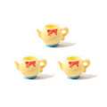 100PCS Mini Tea Pot Cups resin Simulation Toy Teapot Play For Girl Doll Accessiores Dollhouse Decor Kitchen  Hair Bow Center DIY