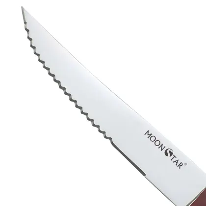 4PCS Steak Knives Dinner Set - Stainless Steel Sharp Serrated Dishwasher Safe