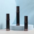 Small Black Airless Vacuum Pump Bottle for Cosmetics