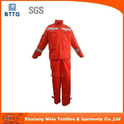 Flame retardant industrial safety clothing