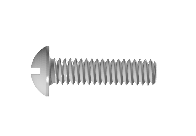 Standard Machine Screw Slotted Drive Bs450 R Head