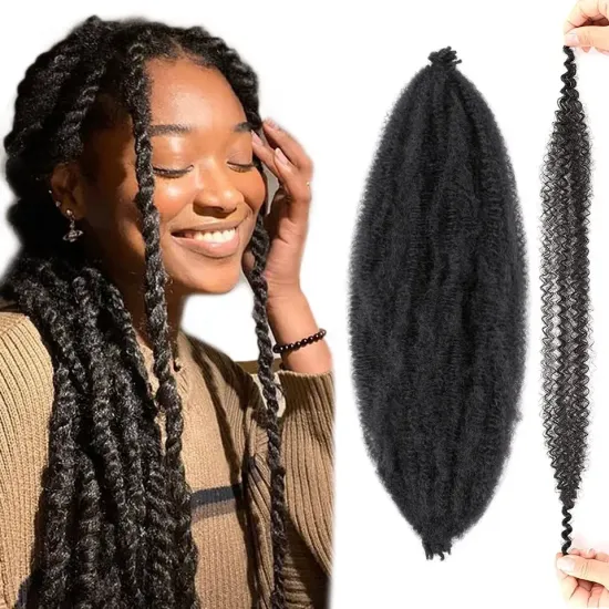 Spring Kinky Twist Braids: A Guide to Afro Twisted Braid Hair Styles