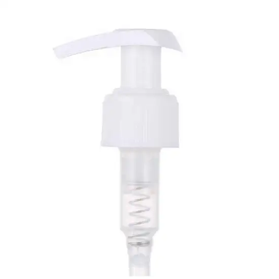 24mm 28mm left right lock plastic hand wash shampoo lotion bottle pump head 28/410