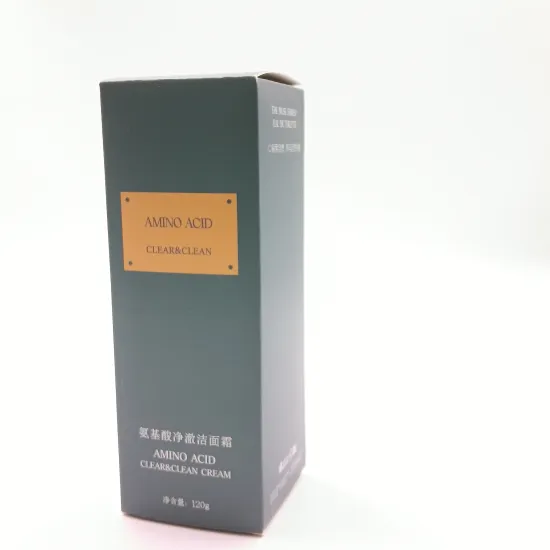 Custom Printed Small Face Clean Cosmetic Paper Box