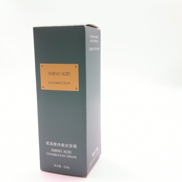 定制印刷的小脸部干净的化妆品纸盒