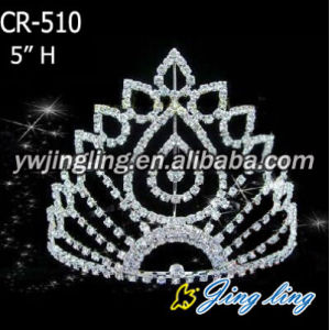 Jingling high quality wedding tiara Rhinestone Crowns