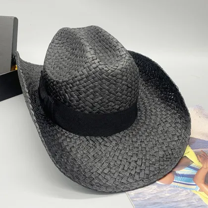 Men's Straw Cowboy Hat