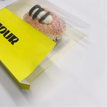 Window bread toast paper bag