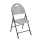 Plastic foldable side chair outdoor