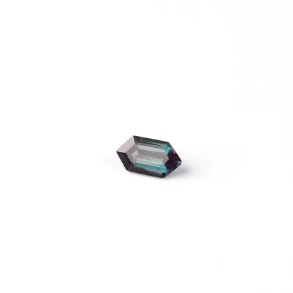 AAA Long Hexagon Cut Lab Created Alexandrite Gemstone